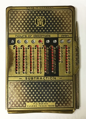 Addiator back