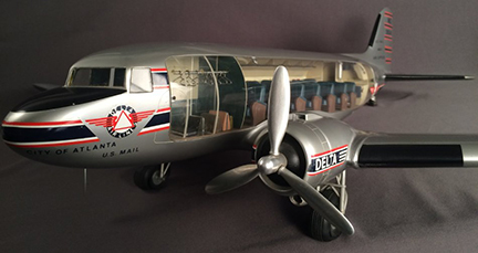 Delta DC-3 Cutaway Model Airplane