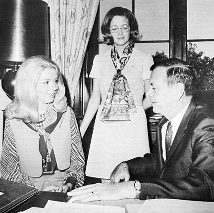Judy visiting US Capital 1971