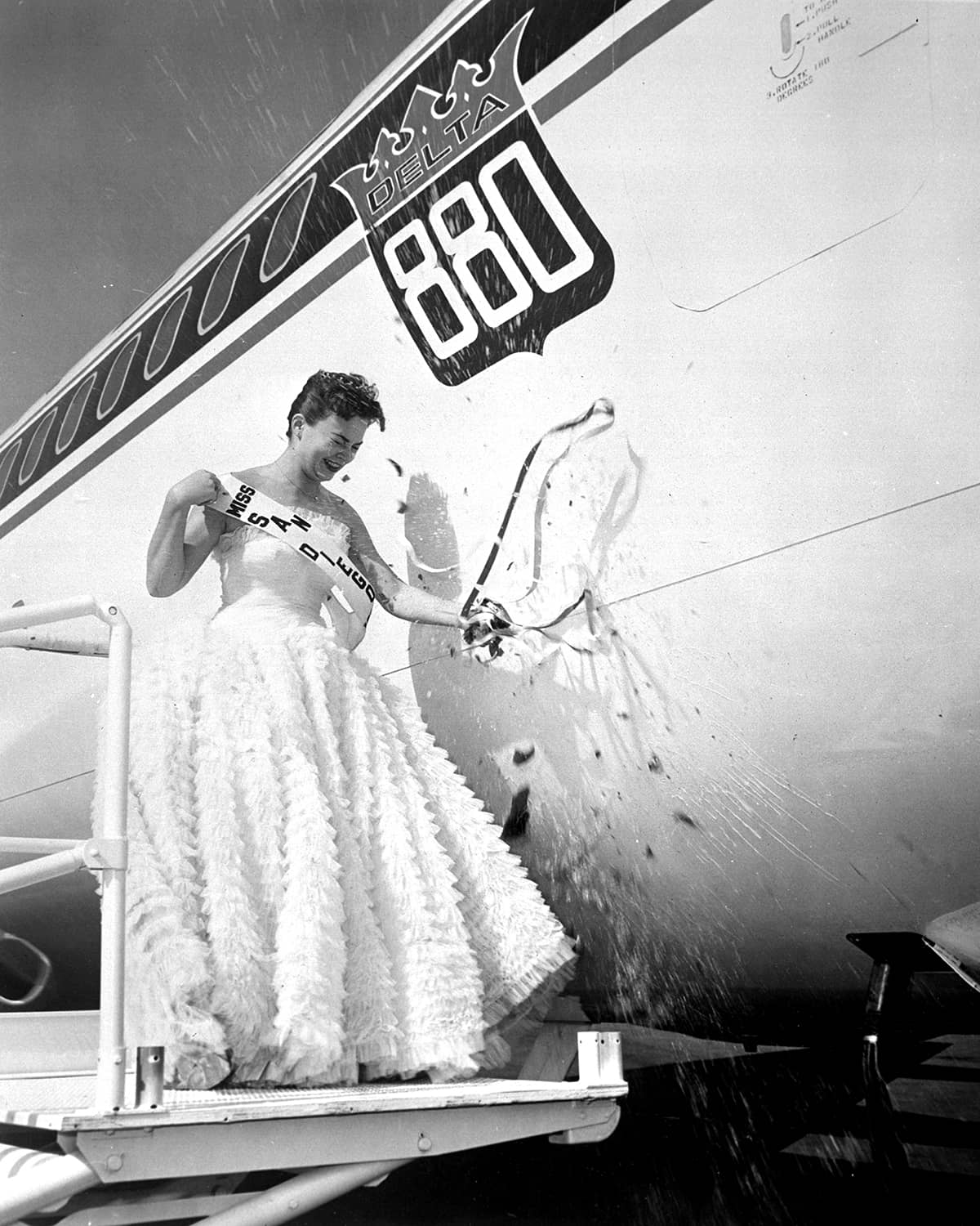 Convair 880 christening
