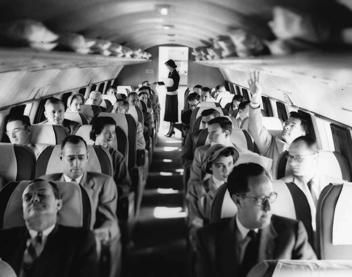 Convair 340 interior