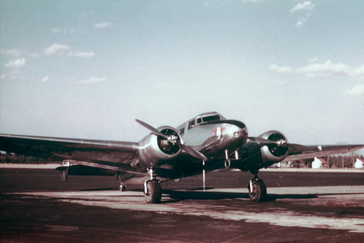L-10 Electra parked