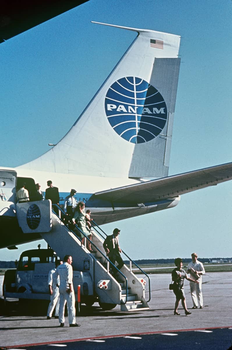 交通『'80年代アメリカ交通機関タイムテーブル，観光地