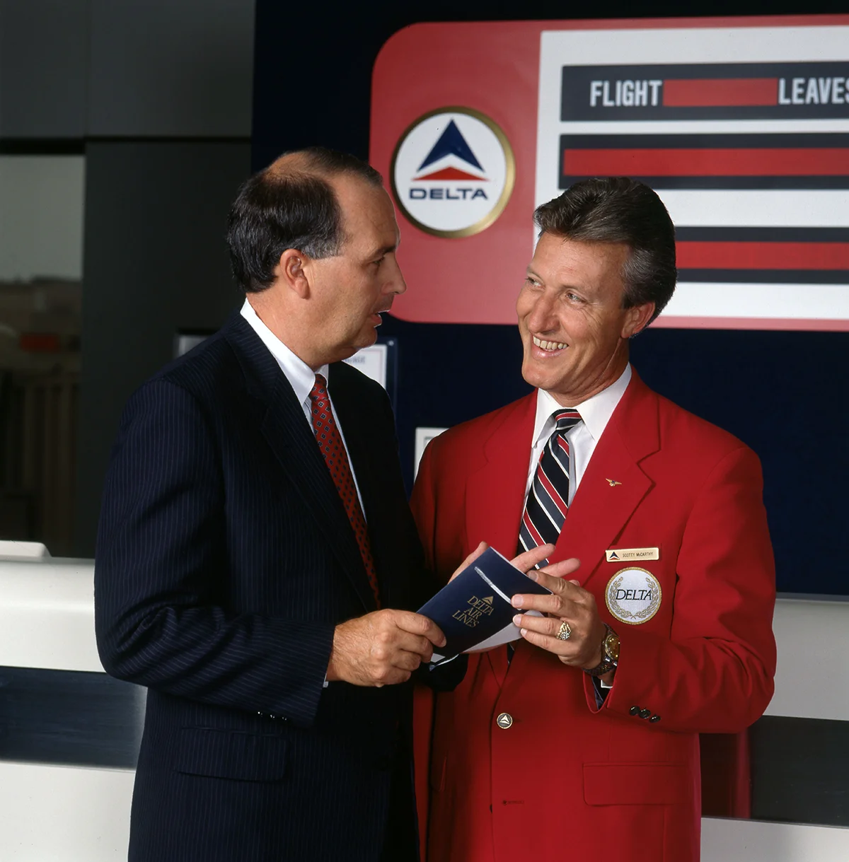 delta red dress uniform Flight Fashion: As Delta's new (purple!) uniforms take off, a look back at  each decade's outfits